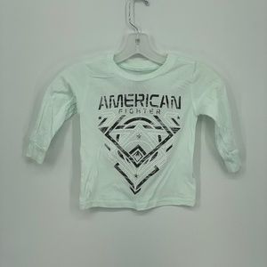 AMERICAN FIGHTER Toddler Mint Long Sleeve T-Shirt